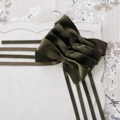 AKSAMITNE KOKARDKI DEKORACYJNE - BROWN BOWS - 6 SZT. - ROSEBERRY HOME - MY HONEY HOME