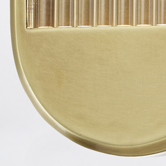 Średni kinkiet LED Palais - Vintage mosiądz