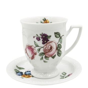 Kubek z podstawkiem Maria Flowers mot.6