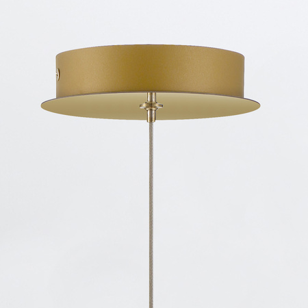 Lampa wisząca Atomo - 1 źródło światła - Szczotkowane złoto
