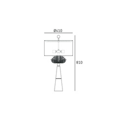 Lampa stołowa CARTAGENA T02004AU