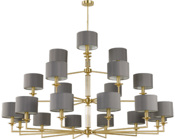 LAMPA WISZĄCA - ARTU - MOSIĄDZ POLEROWANY - TRZY POZIOMY - KUTEK MOOD - MY HONEY HOME