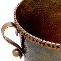 Cooler Eichholtz Wagram z mosiężnym wykończeniem w stylu vintage