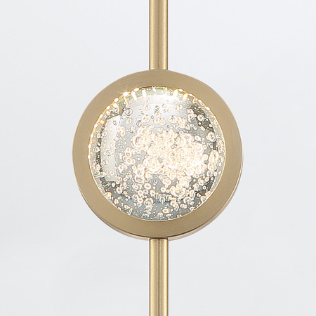 Lampa wisząca Barletta - 1 źródło światła - Szczotkowane złoto