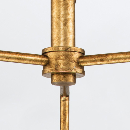 Żyrandol Sawgrass - 3 źródła światła - Płatkowe złoto