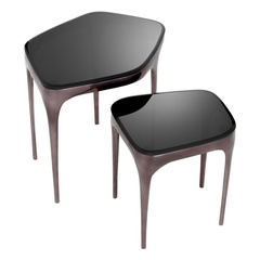 Stolik boczny Deacon black nickel finish