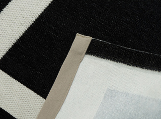 DYWAN HAMPTON BLACK ART DECO 160 X 230 CM FARGOTEX - MY HONEY HOME