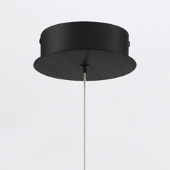 Lampa wisząca Barletta - 1 źródło światła - Matowa czerń