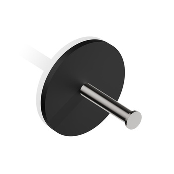 Uchwyt na papier toaletowy Decor Walther Czarny mat / stal nierdzewna matowa