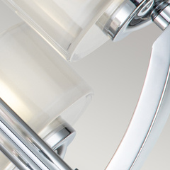 Półplafon Meridian - 3 źródła światła - Polerowany chrom