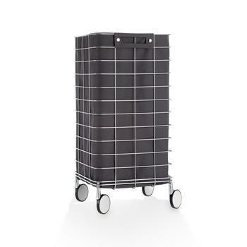 Wózek na pranie Decor Walther Chrom / Antracyt