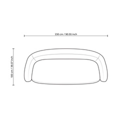 Sofa Novelle lyssa off-white