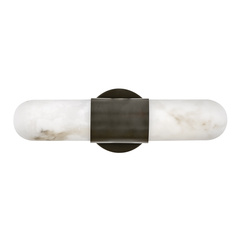 Średni kinkiet LED Ibiza - Oksydowana czerń