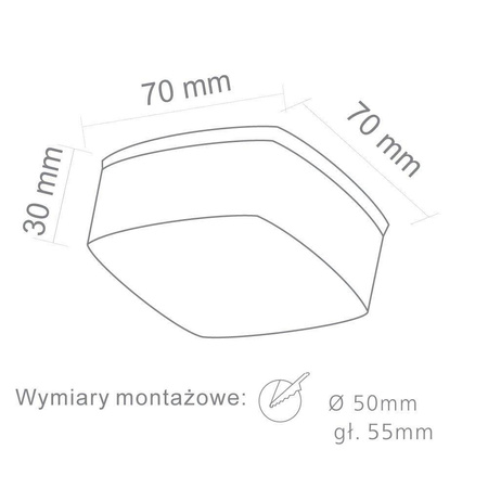 Oprawa wpuszczanaCaps