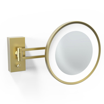 Lusterko kosmetyczne podświetlane Decor Walther matowe złoto 24-karatowe