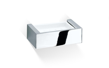 BRICK Mydelniczka Decor Walther naścienna Chrom / Biała porcelana