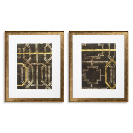 Plakat Eichholtz Trellis Pattern – Ethan Harper II, zestaw 2