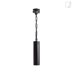 Lampa wisząca Authentage Tubelum na okrągłej podstawie