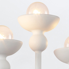 Kinkiet Cadence - 6 źródeł światła - Antyczna biel