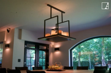 Lampa wisząca Authentage Bellefeu carré