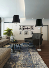 LAMPA STOJĄCA PRATO - MOSIĄDZ NIKLOWANY - KUTEK MOOD - MY HONEY HOME