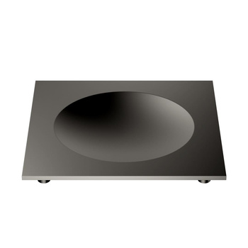 Taca Decor Walther Ciemny Metal mat Decor Walther kwadratowy