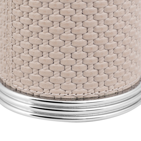 POJEMNIK AMALFI BEŻOWY - CHROM - 7 x 10 cm - GIOBAGNARA - MY HONEY HOME