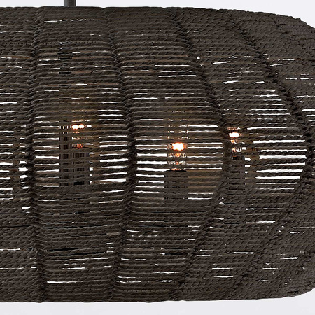 Lampa wisząca Luca - 5 źródeł światła - Czarny