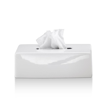 Pudełko na chusteczki Decor Walther porcelana Biały