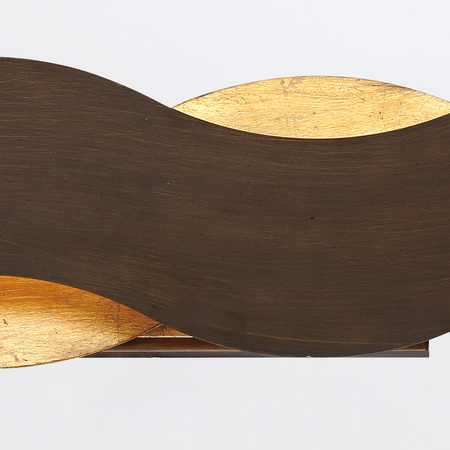 Kinkiet Vaughan - Brązowo-złoty