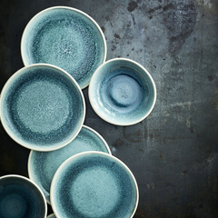Talerz 22 cm Junto Aquamarine