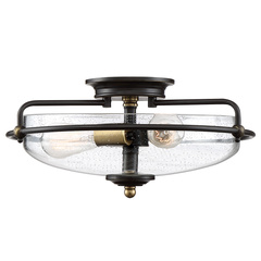 Plafon Griffin - 3 źródła światła - Brąz palladiański