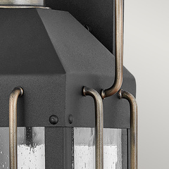 Średnia latarnia naścienna Fitzgerald - 2 źródła światła