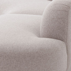 Sofa ogrodowa Eichholtz Björn L Mauritius jasnoszary