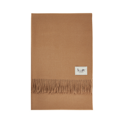 SZAL Z ALPAKI CLASSIC - CAMEL - 65 x 200 CM - MY ALPACA - MY HONEY HOME
