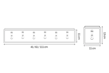 Lampa sufitowa Authentage Vitrine petite