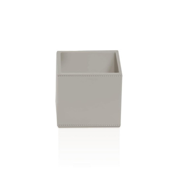 Pudełko Decor Walther Sztuczna skóra ciemnoszara