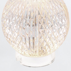 Mała lampa stołowa LED Marni - Naturalny mosiądz