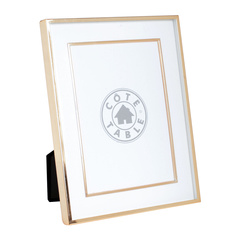 RAMKA NA ZDJĘCIE BORDORE - BIAŁA - 17,5X22,5CM - COTE TABLE - MY HONEY HOME