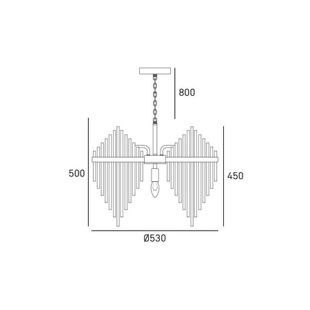 Lampa wisząca REYKJAVIK P07097CP