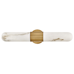 Duży kinkiet LED Ibiza - Klasyczny mosiądz