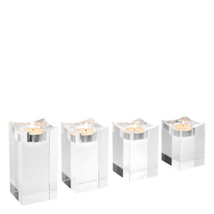 Tealight Holder Giancarlo L set of 4