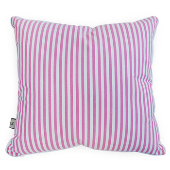 PODUSZKA DEKORACYJNA - BIAŁO-RÓŻOWA - SUNBRELLA - 50 x 50 CM - MY HONEY HOME COLLECTION