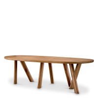 Stół do jadalni Eichholtz Bayshore oak wood