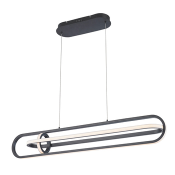 Lampa wyspowa Demark - Matowa czerń