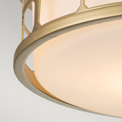 Plafon Guardian - 2 źródła światła - Naturalny mosiądz