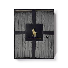 Pled Ralph Lauren Cable Charcoal