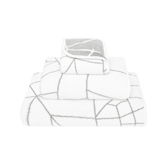 Ręcznik Graccioza Amalia 95X150cm White/Silver