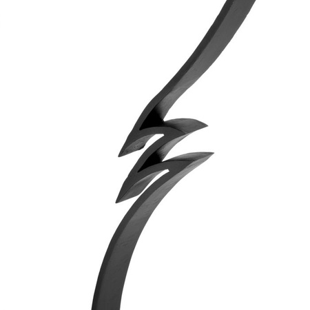 Konsola Ophira gunmetal finish travertine