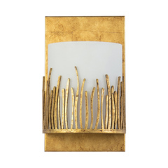 Kinkiet Sawgrass - 1 źródło światła - Płatkowe złoto